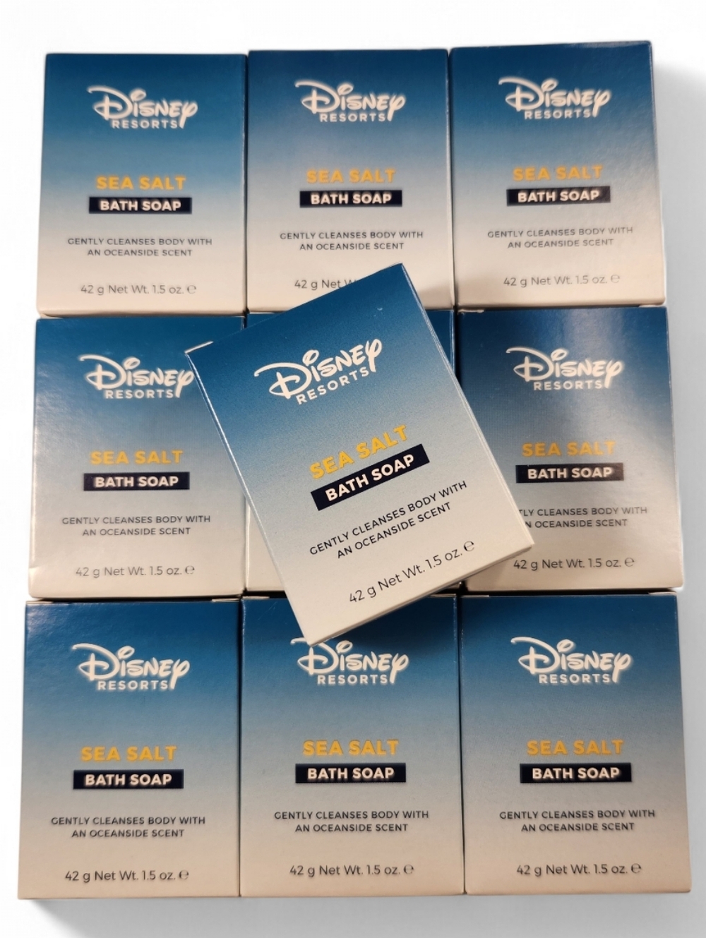 Disney Resorts Sea Salt Bath Soap Lot of 10 Hotel Toiletries WDW New
